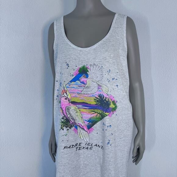 Vintage 90s Souvenir Nightshirt Bundle Two Lot Tank Cotton Sleep Shirt - Picture 3 of 9